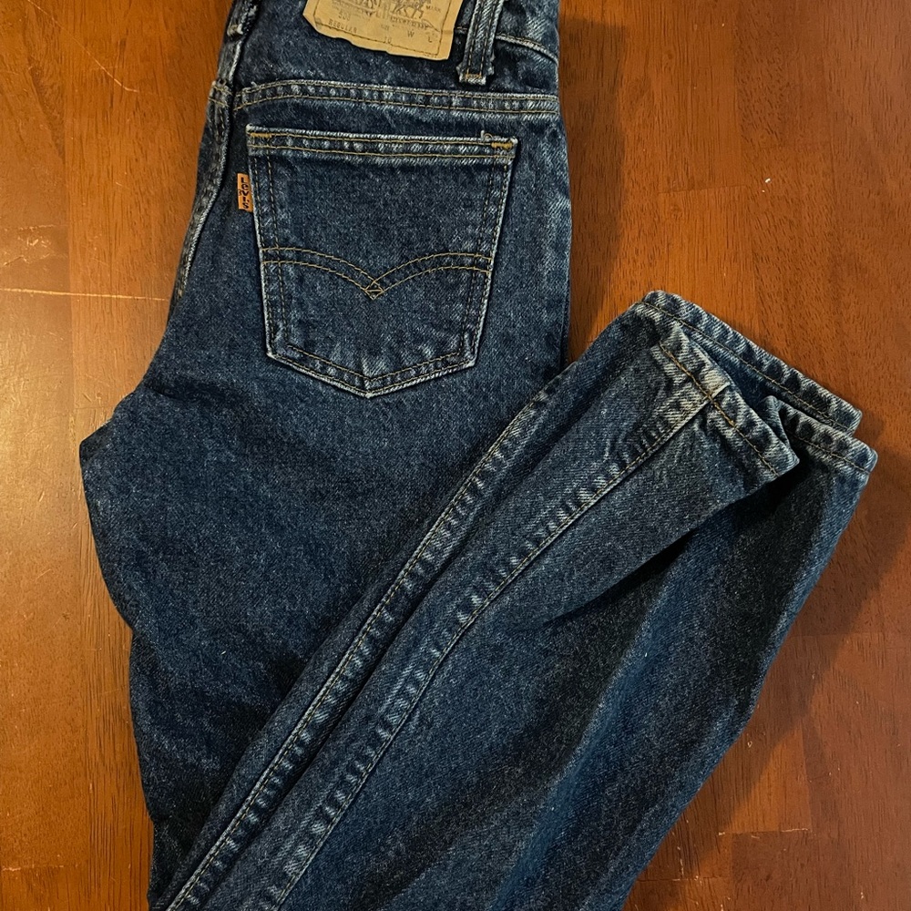 Vintage Levi’s Orange Tab Kids Jeans Size 10 Regular Made in USA Dated 02/92
